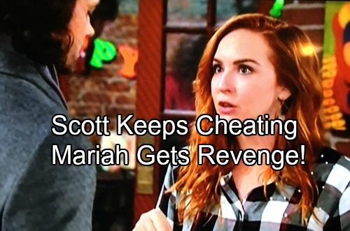 The Young and the Restless Spoilers: Scott Plays with Fire, Can’t Resist Another Abby Romp – Furious Mariah Seeks Revenge
