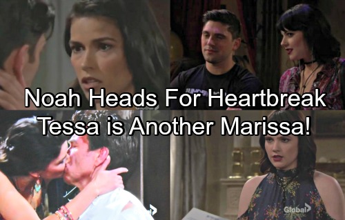 The Young and the Restless Spoilers: Noah Pays Price For Love Again – Tessa A Version of Marisa, Leads To Heartbreak