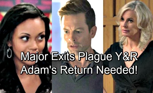 The Young and the Restless Spoilers: Major Cast Exits Hit Y&R Hard – Adam Newman’s Comeback Needed Now More Than Ever