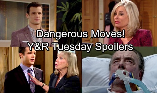 The Young and the Restless Spoilers: Tuesday, April 10 – Ashley Takes Control of Newman – Kyle Wants the Truth from Dina