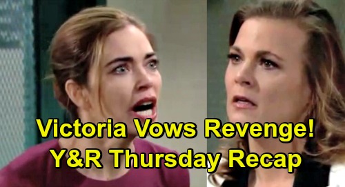 The Young and the Restless Spoilers: Thursday, March 14 Recap – Victoria Rages at Phyllis – Nick & Billy Emergency For Rey