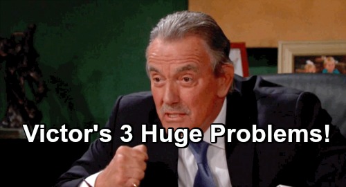 The Young and the Restless Spoilers: Victor Newman Tackles Three Huge Problems - The Moustache Rules Again