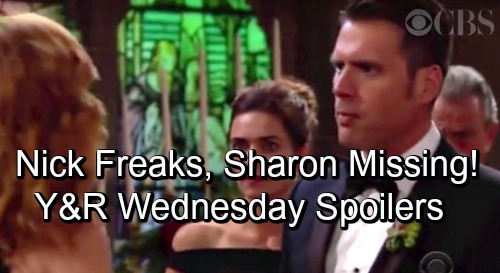 The Young and the Restless Spoilers: Wednesday, October 3 – Nick Freaks After Sharon Disappears – Wedding Delay Causes Chaos