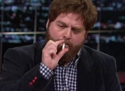 Zach Galifianakis Did Not Smoke Pot On TV